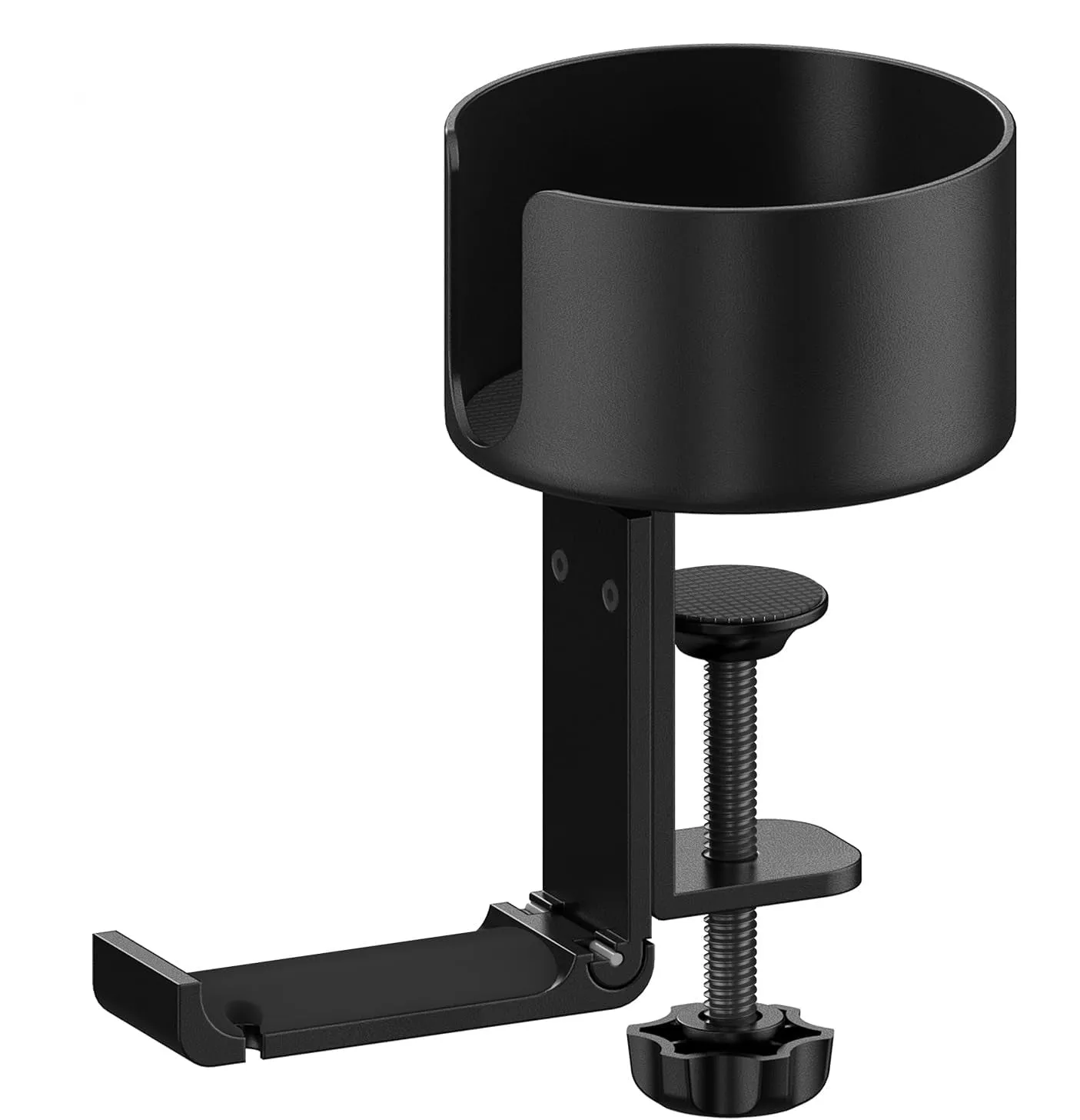 2 in 1 Table Cup Holder with Headphone Hanger