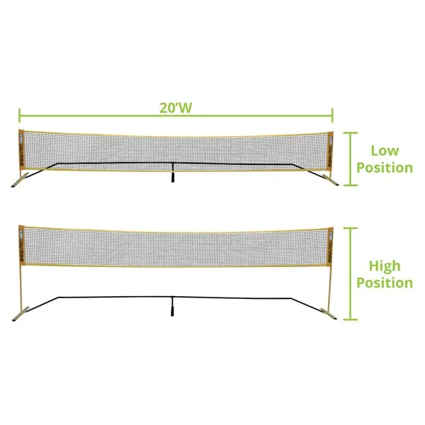 20' Wide Adjustable Port-A-Net