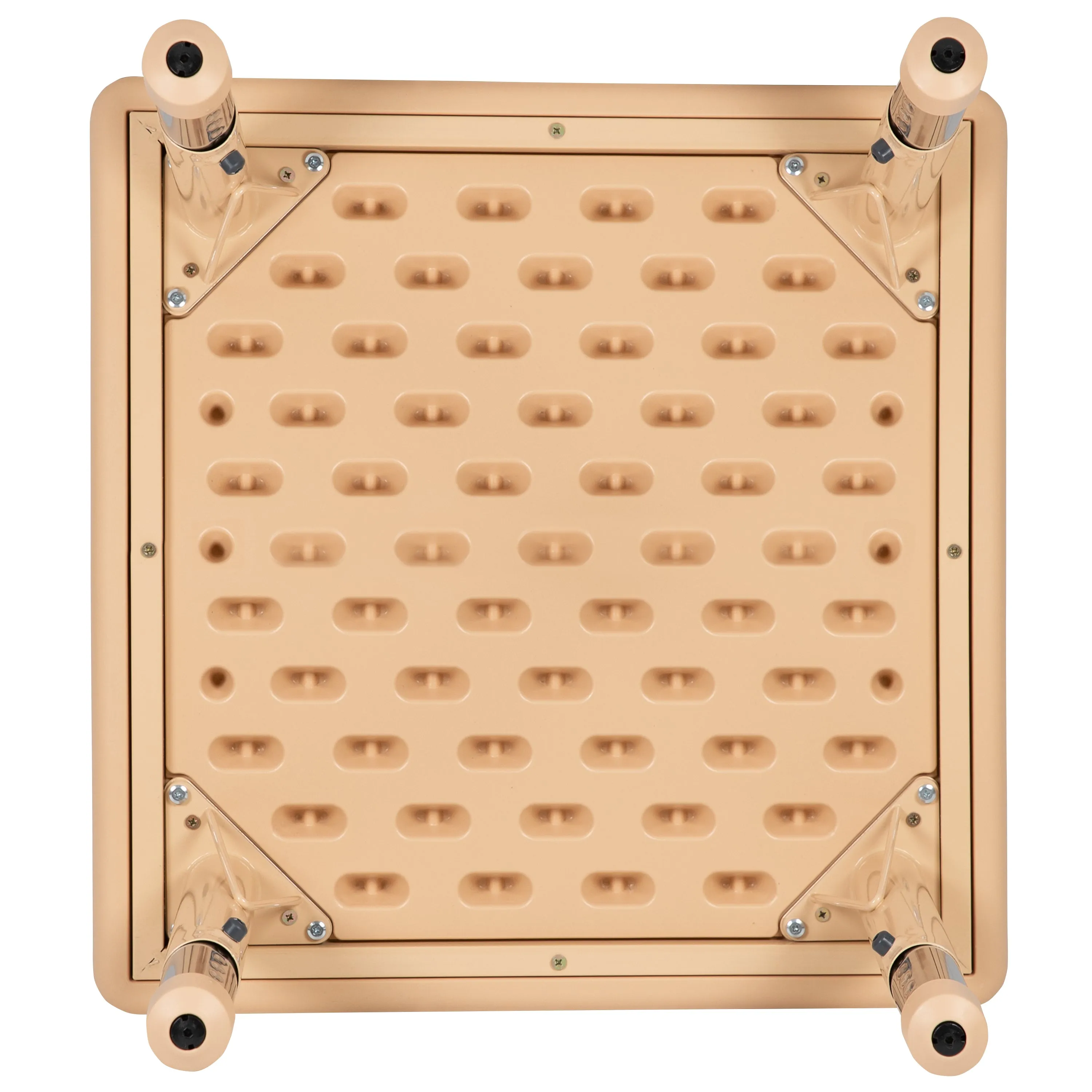 24SQ Plastic Activity Table YU-YCX-002-2-SQR-TBL-NAT-GG