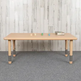 24x48 Natural Activity Table YU-YCX-001-2-RECT-TBL-NAT-GG