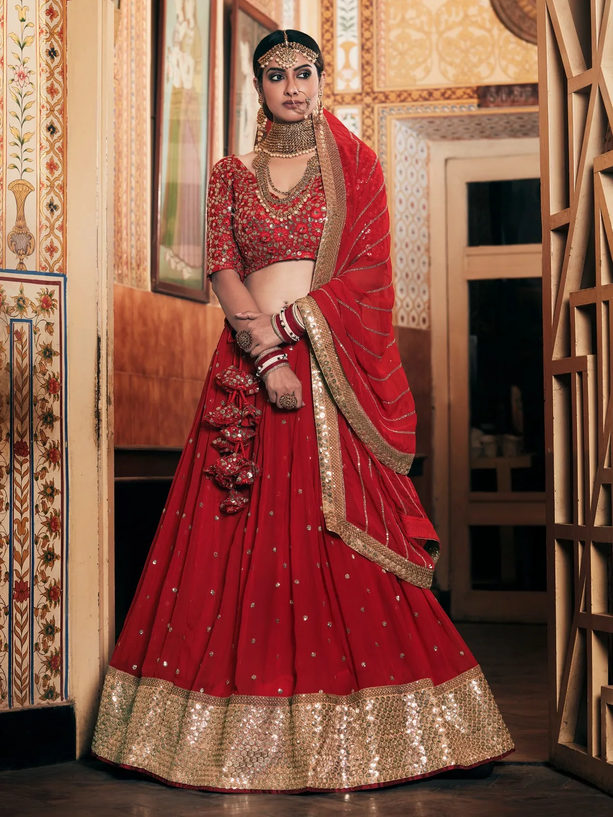 Aakrut Designer Sequence Lehenga D.no 1001 To 1004