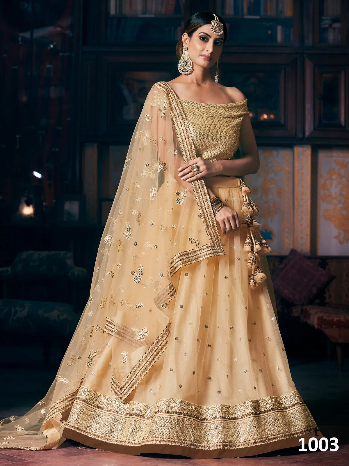 Aakrut Designer Sequence Lehenga D.no 1001 To 1004