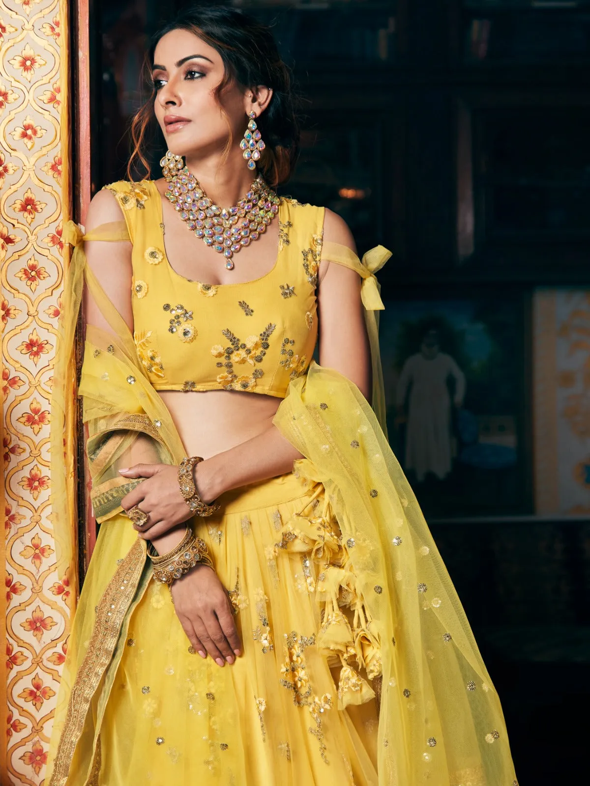 Aakrut Designer Sequence Lehenga D.no 1001 To 1004