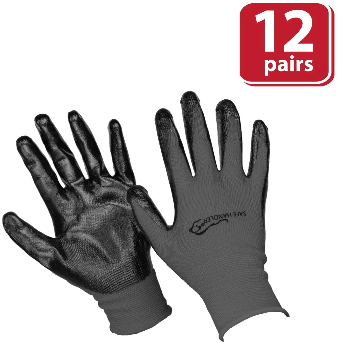 Abrasion Resistant Nitrile Work Gloves (Pack-12) Bison Life