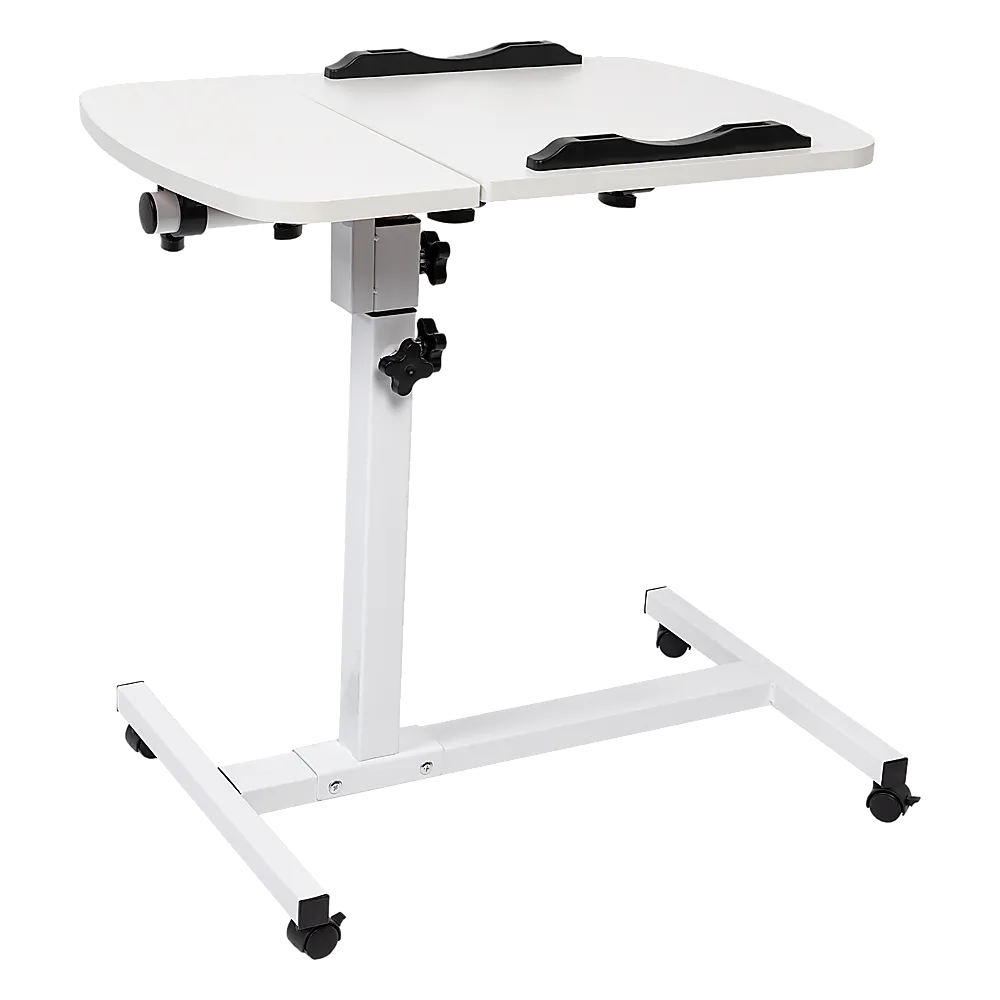 Adjustable Mobile Laptop Desk with Tilt Tabletops
