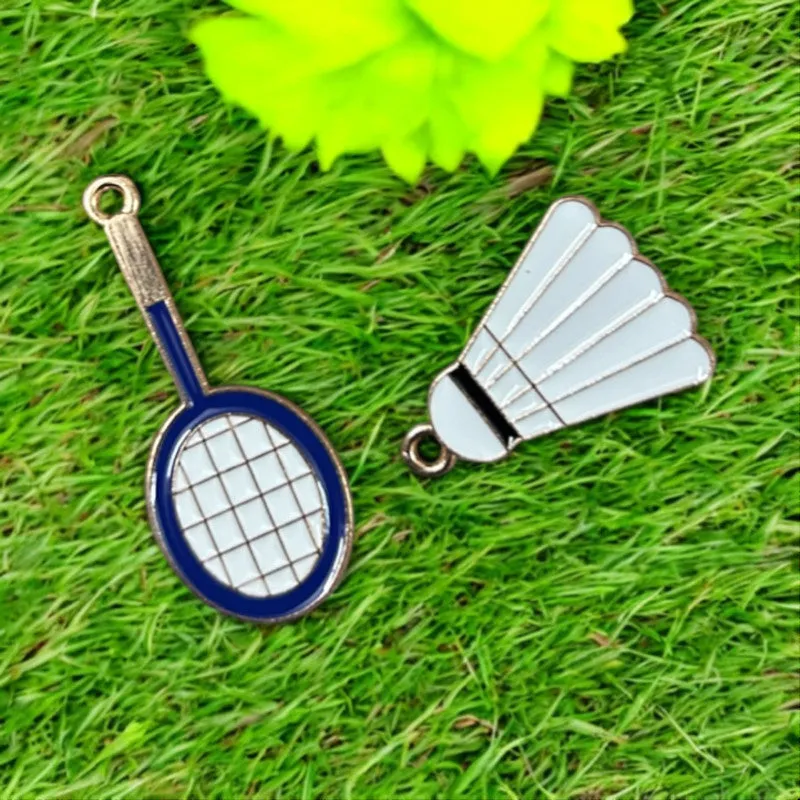 Badminton Bat & Cork Charm (1 Set)