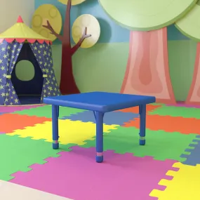 Blue Preschool Activity Table YU-YCX-002-2-SQR-TBL-BLUE-GG