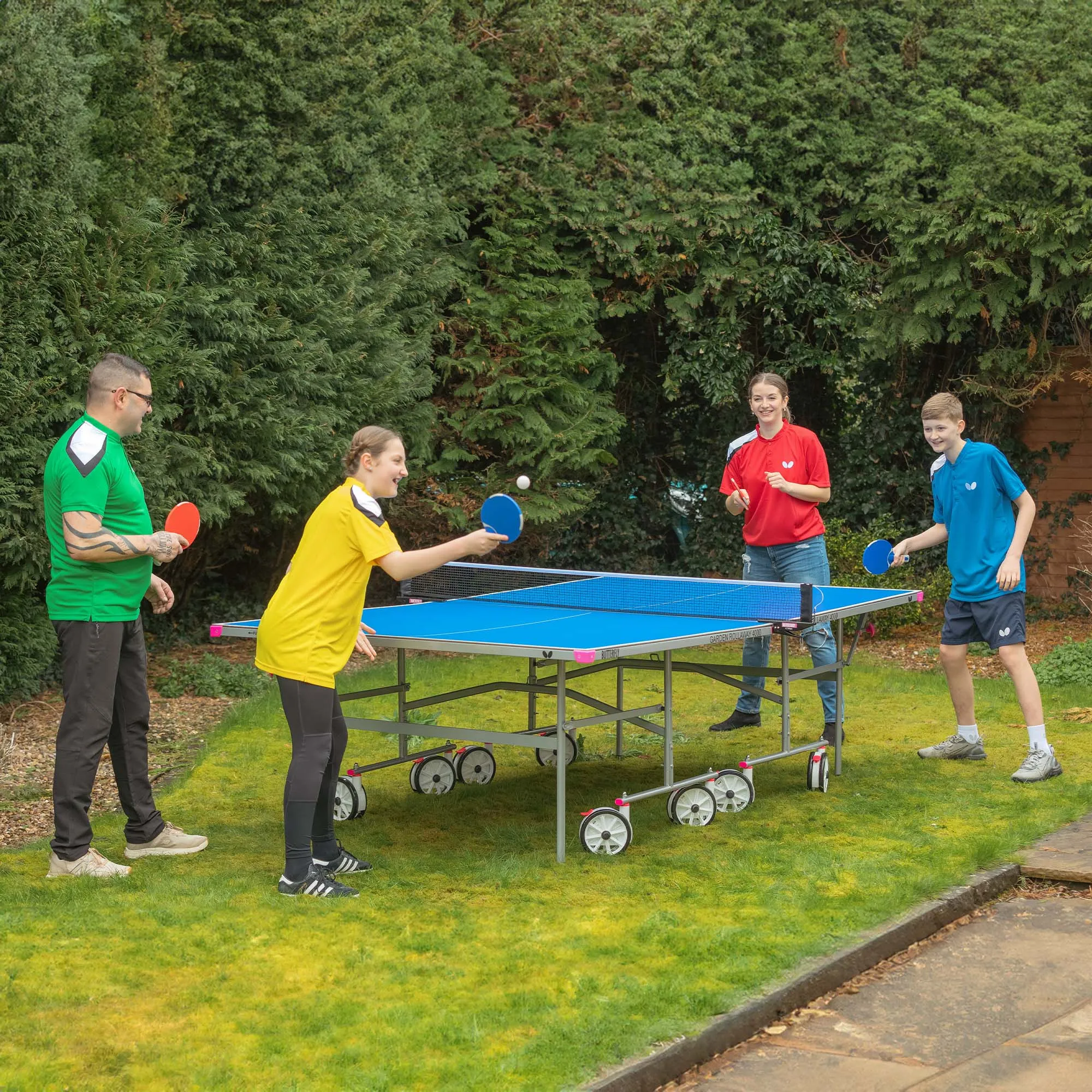 Butterfly Garden Rollaway 4000 Outdoor Table Tennis Table