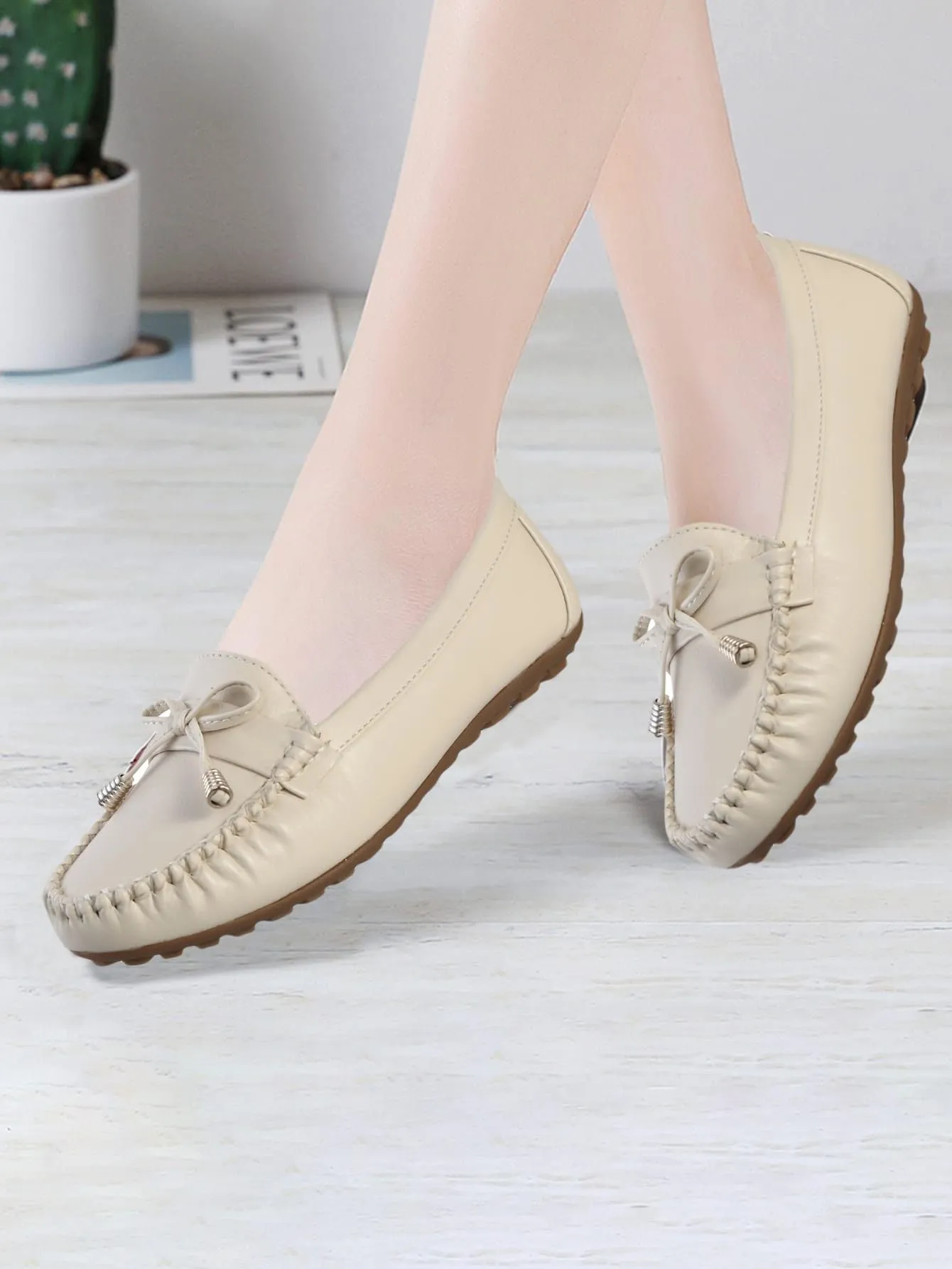 CatBird Women Cream Comfortable Loafer 6 UK