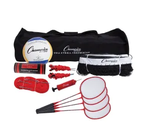 Champion Sports Tournament Series Volleyball/Badminton Set