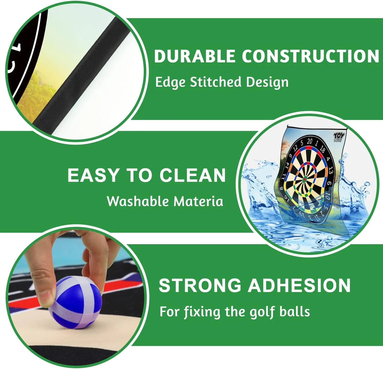 Chipping Golf Dart Game Mat Indoor Outdoor Games