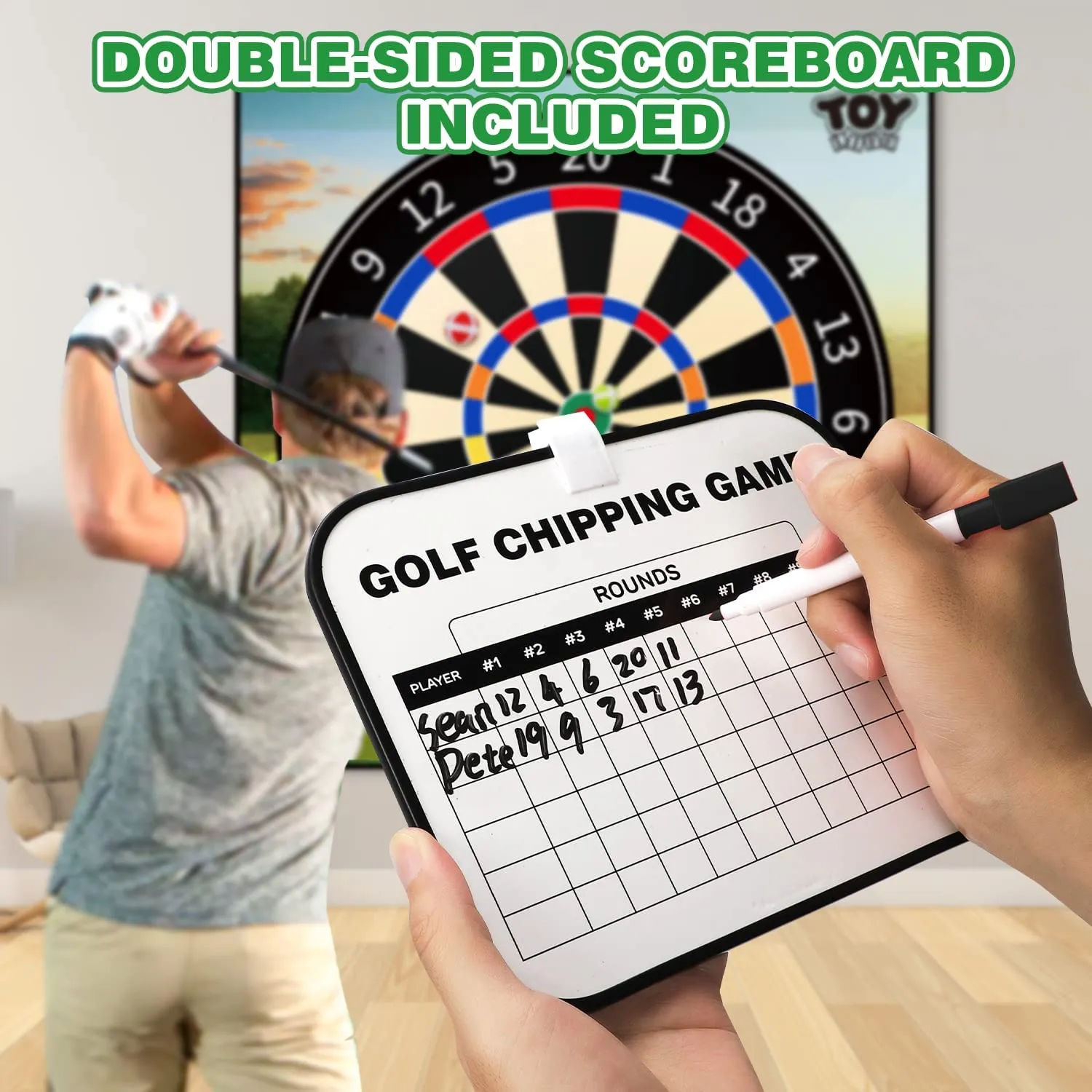Chipping Golf Dart Game Mat Indoor Outdoor Games