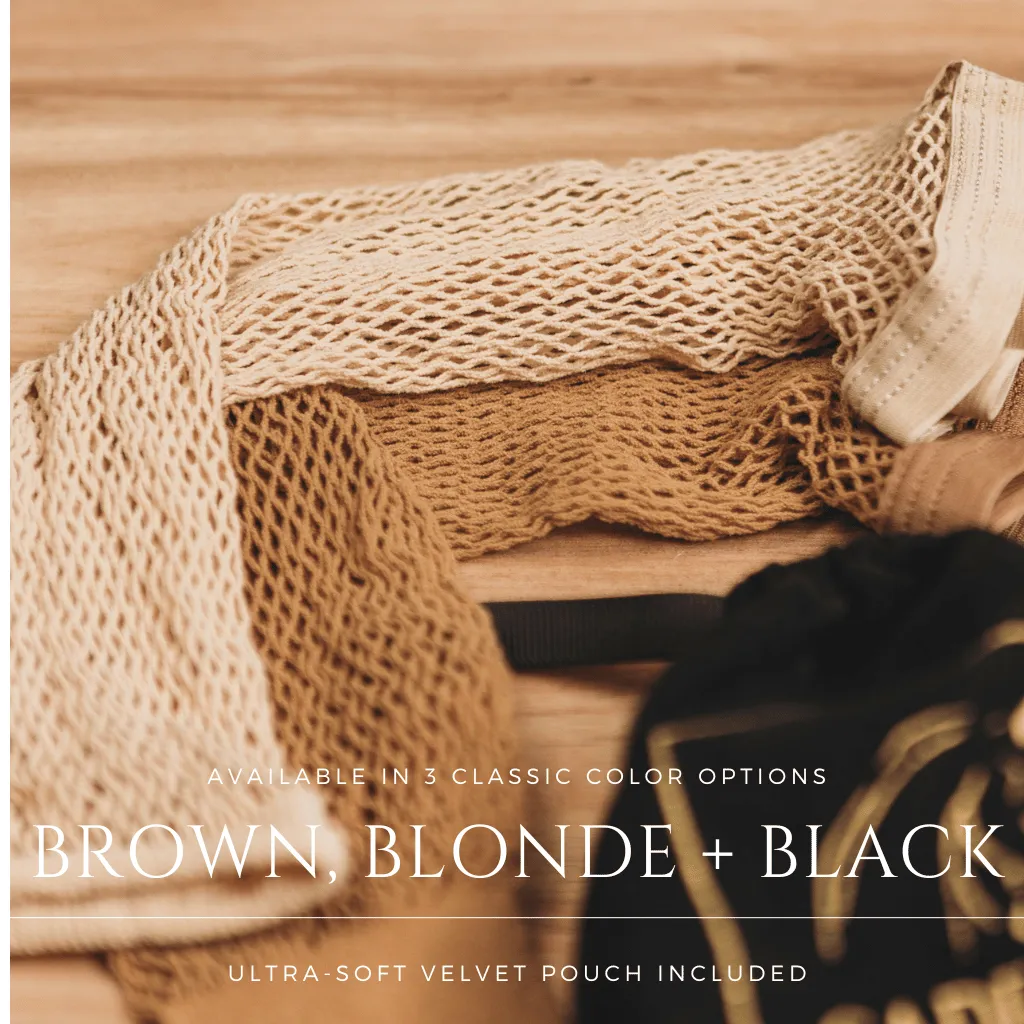 Classic Equestrian Knot-Free Hair Net