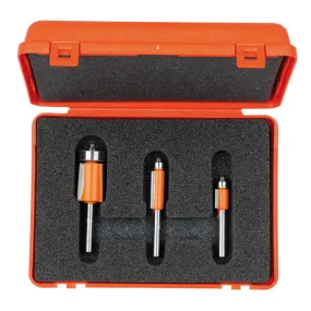 CMT 3 Piece Flush Trim Bit Set Carbide Tipped