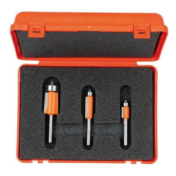 CMT 3 Piece Flush Trim Bit Set Carbide Tipped