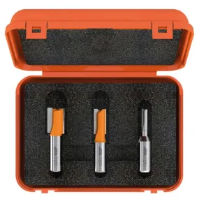 CMT 3 Piece Plywood Groove Bit Sets Carbide Tipped