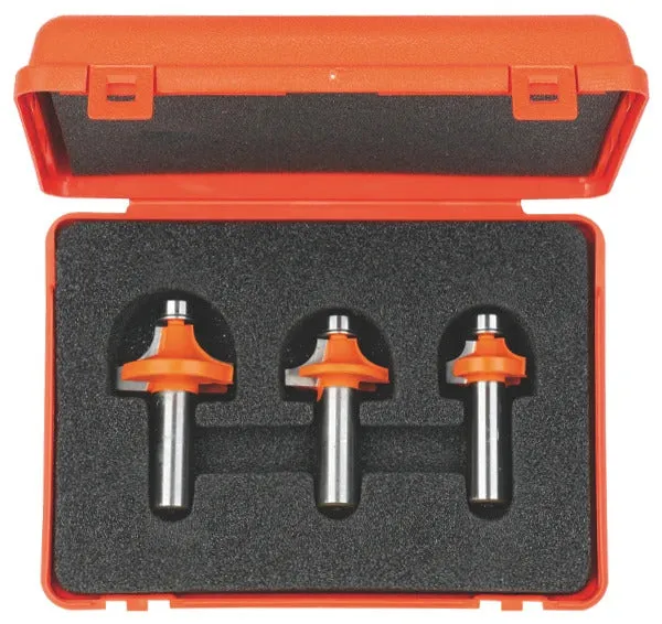 CMT 3 Piece Roundover Router Bit Sets Carbide Tipped