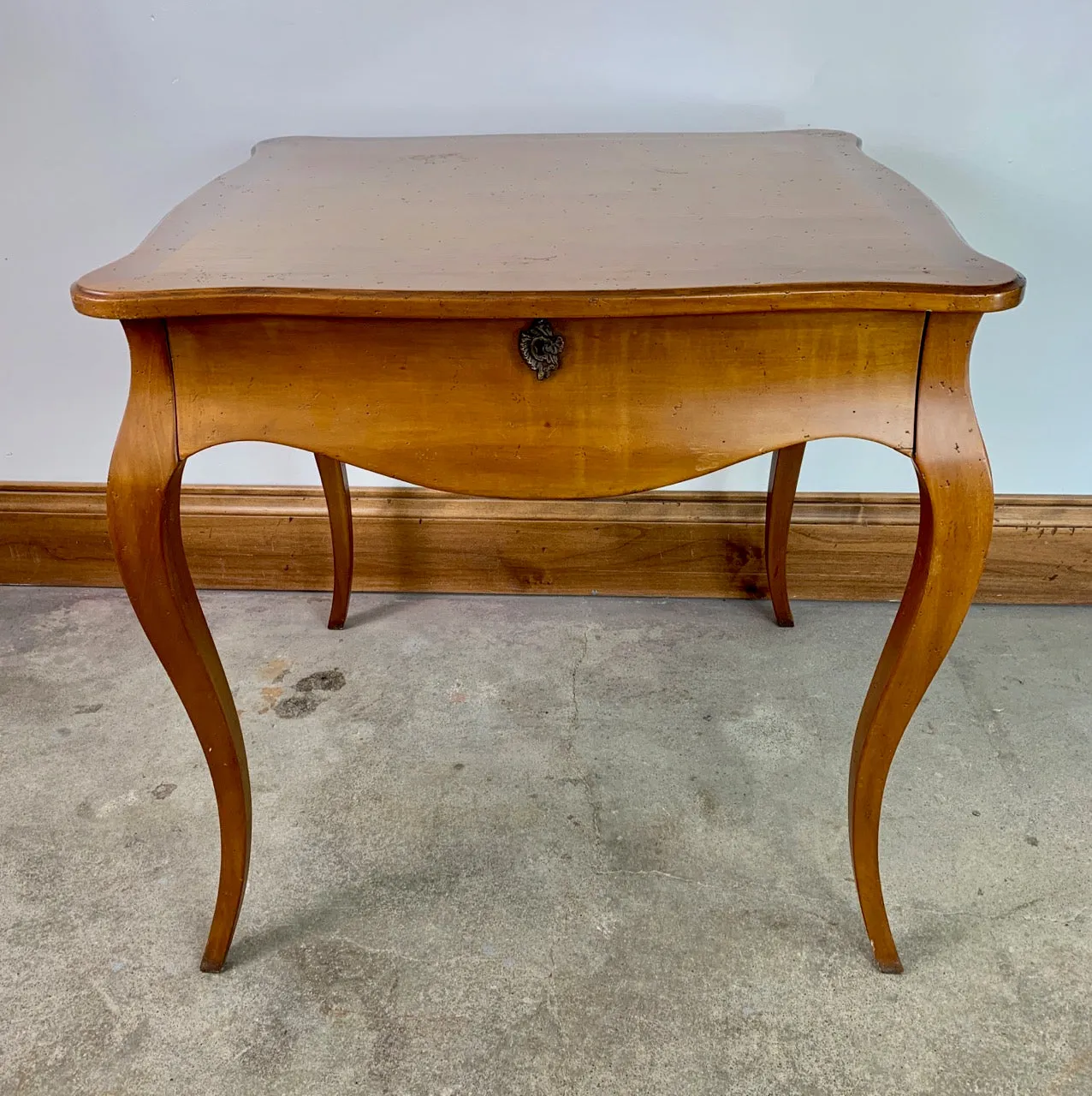 Desk Table, Wood with Drawer, Traditional in Style