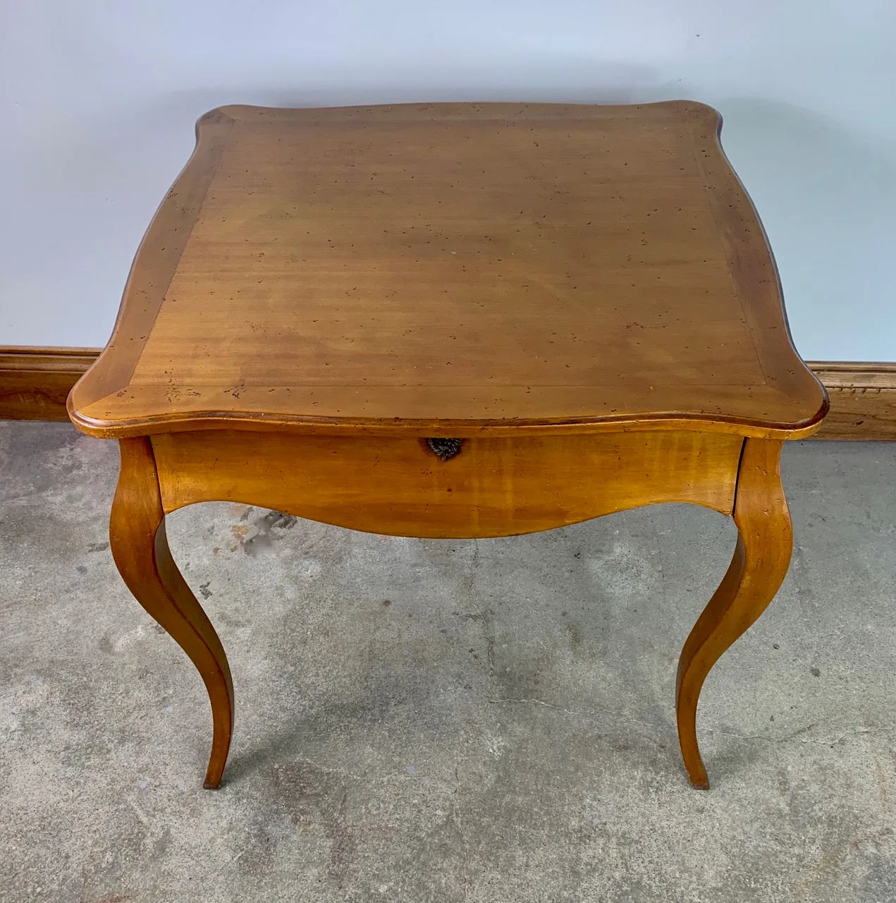 Desk Table, Wood with Drawer, Traditional in Style