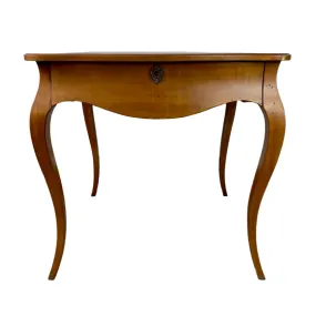 Desk Table, Wood with Drawer, Traditional in Style