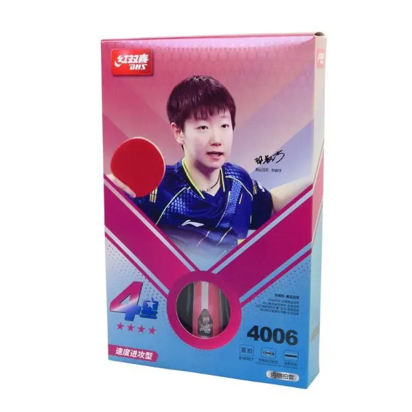 DHS -  Table Tennis Racket 4 stars Short Handle, In (Two Sides) (4006)