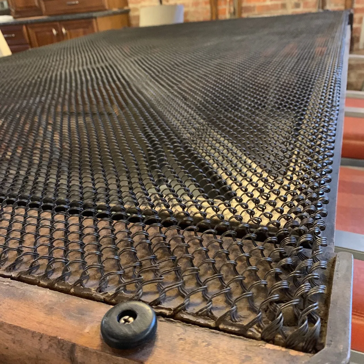Dining Table, Industrial, Reclaimed Bed Frame, One-of-a-Kind