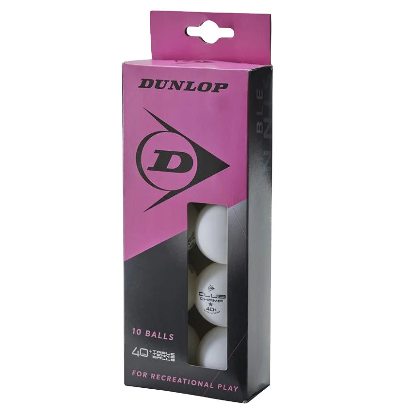 Dunlop 40  10 Table Tennis Balls