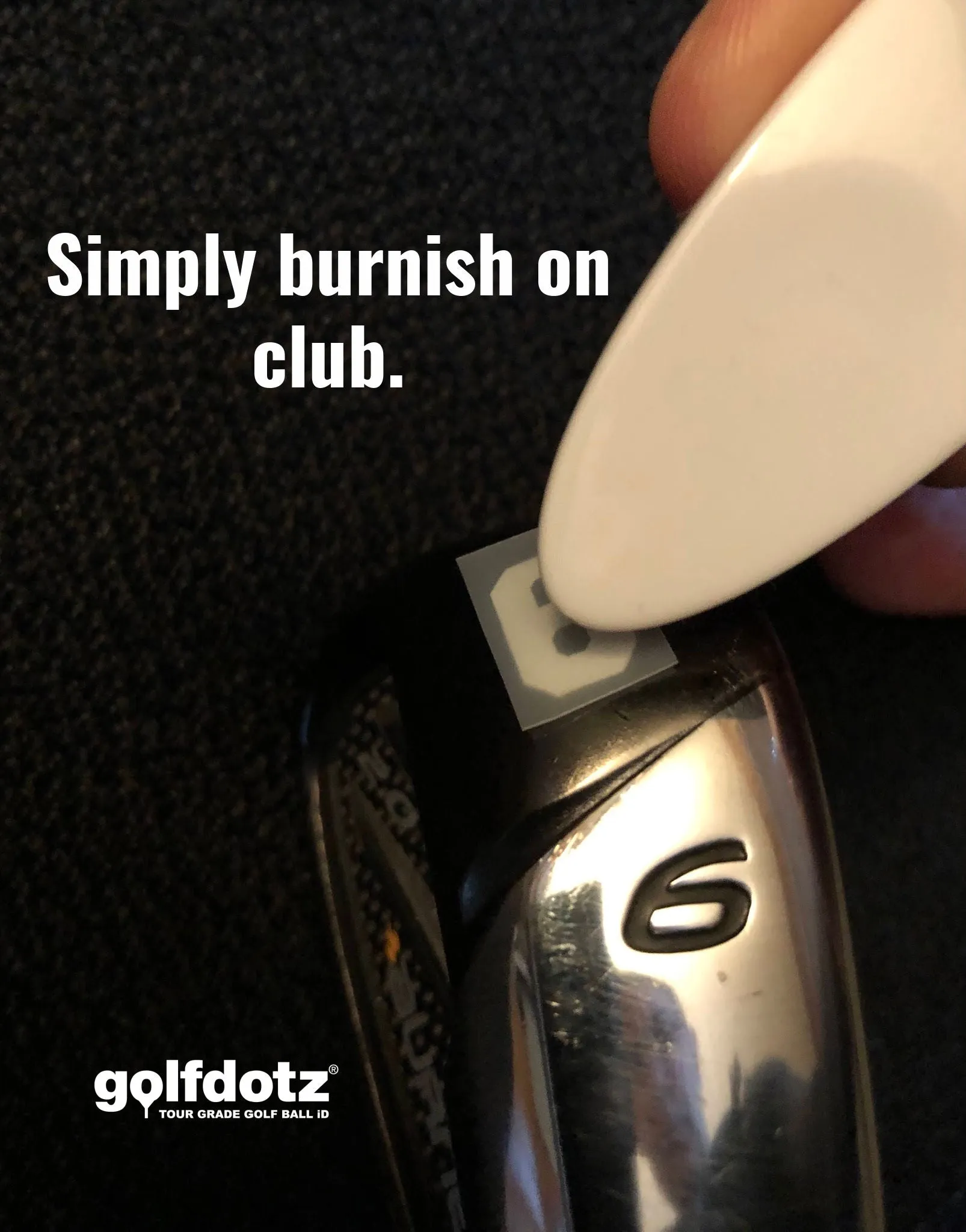 Golfdotz Applicator Tool - Perfect pressure Perfect results.