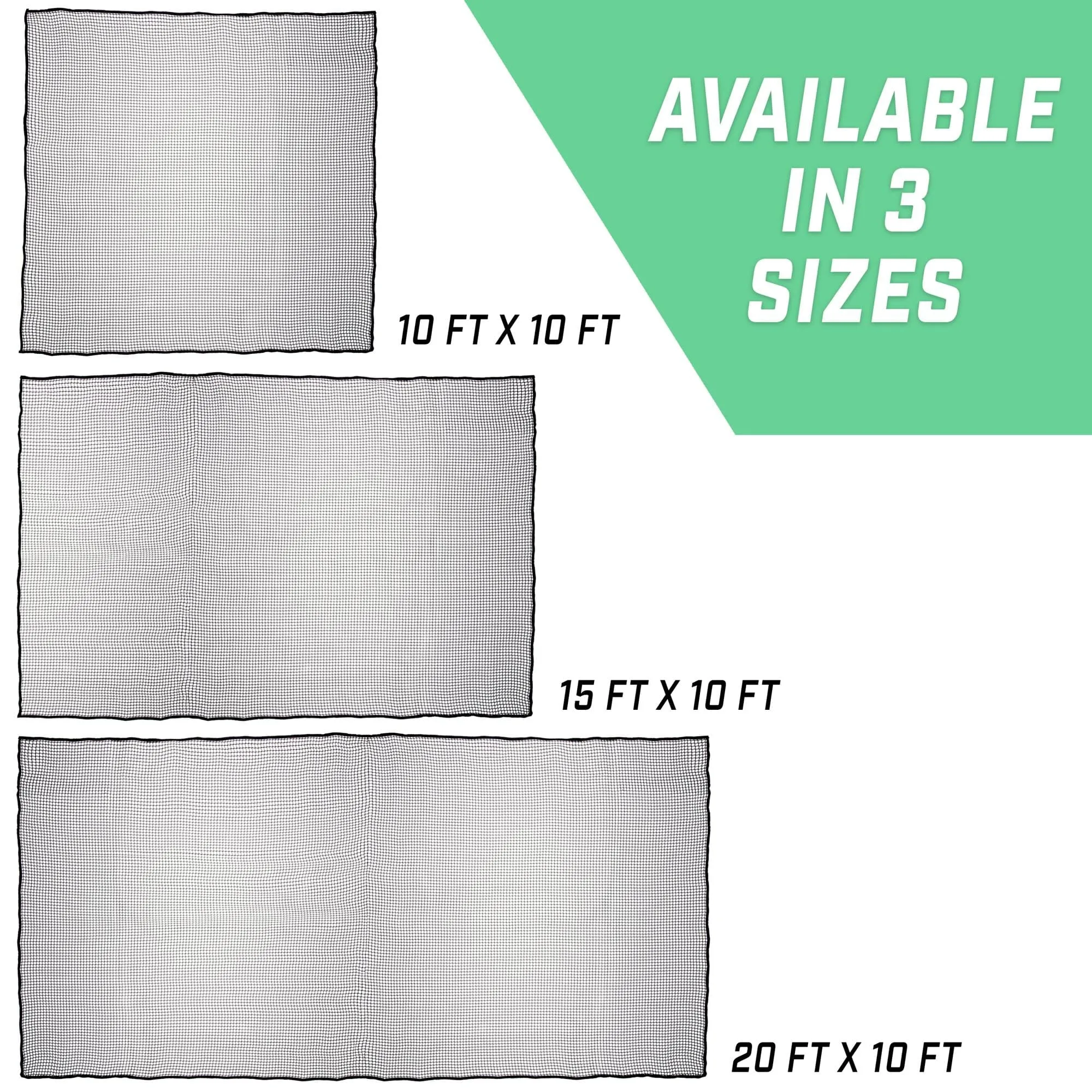 GoSports 20 ft x 10 ft Sports Netting