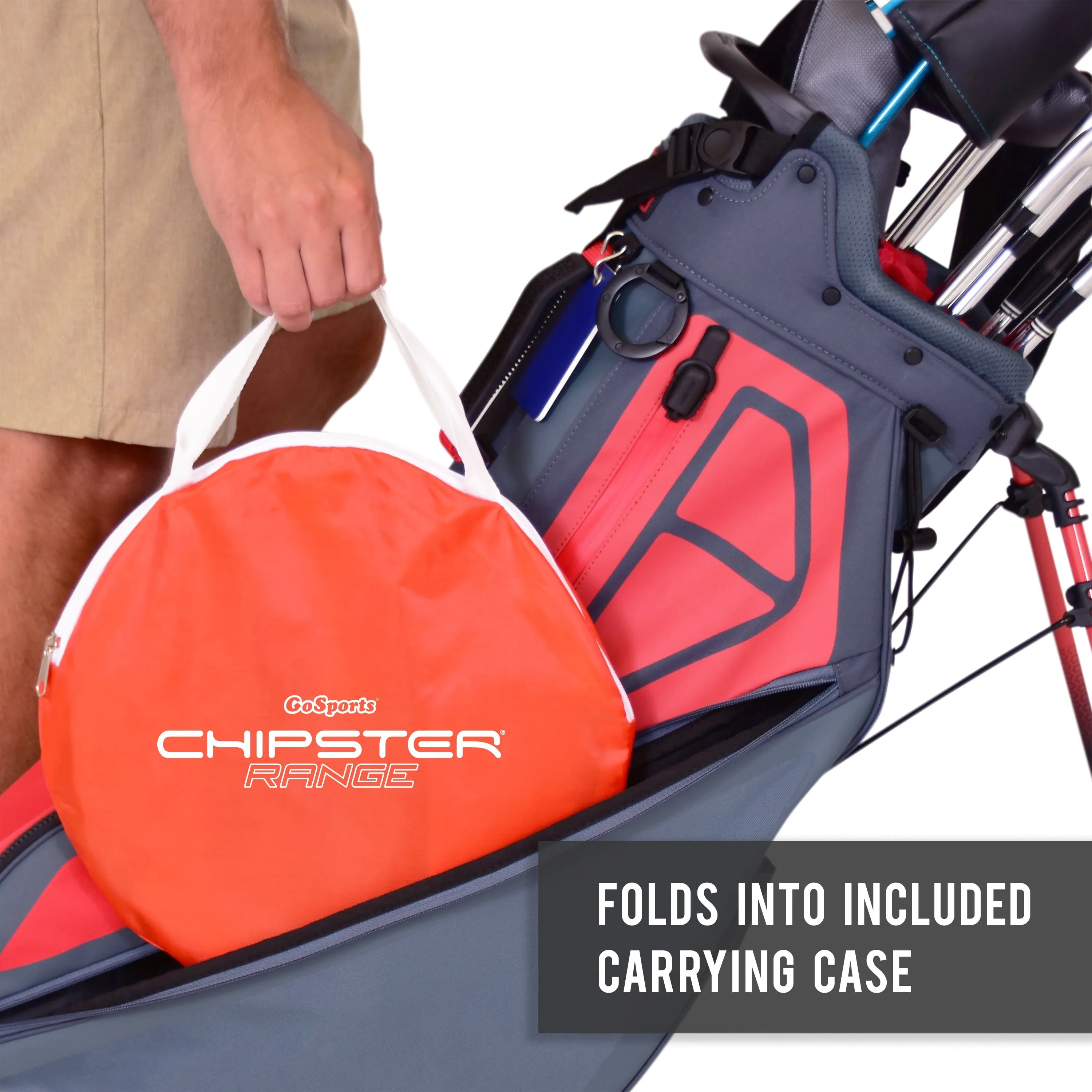 GoSports Chipster Range 3-Piece Golf Chipping Practice System