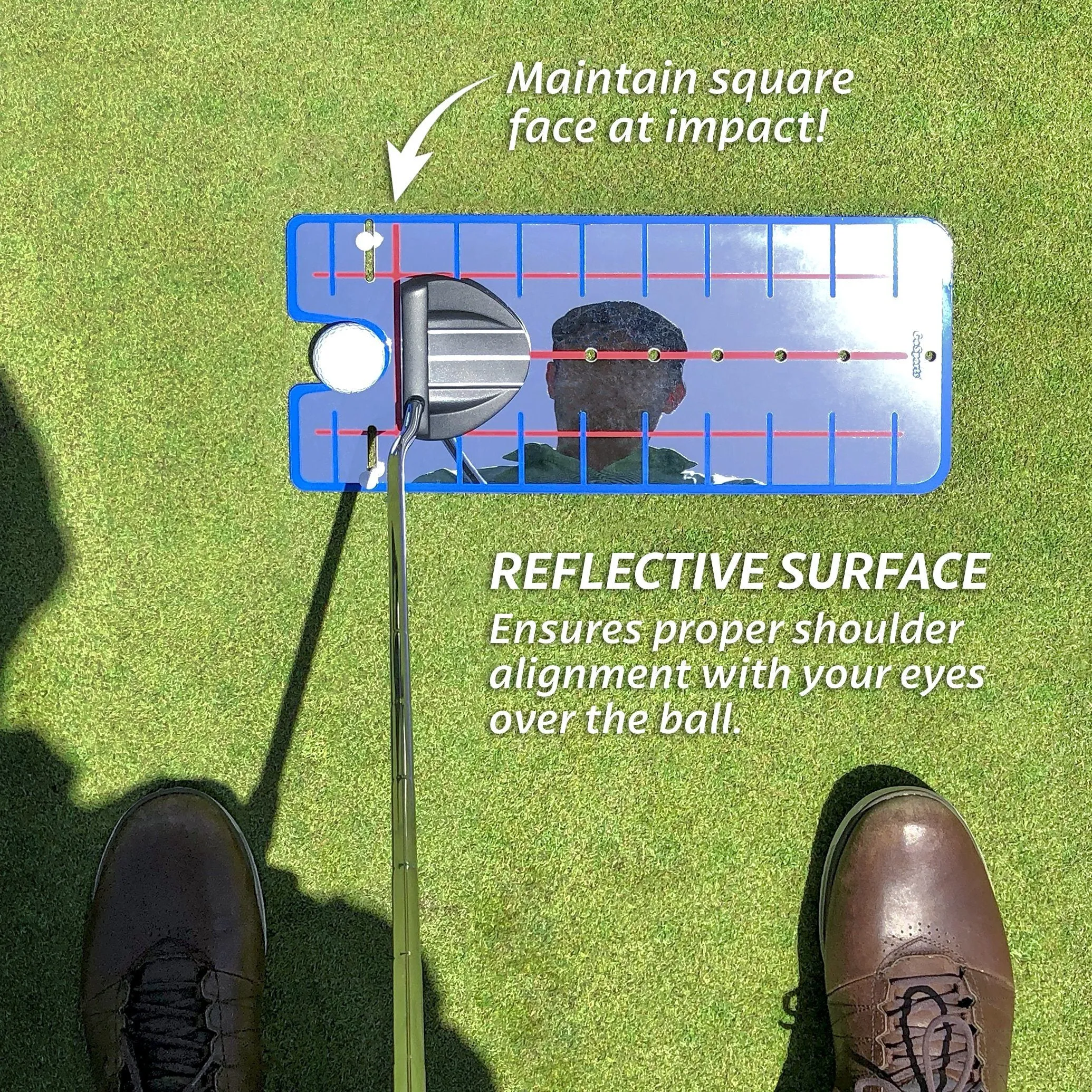 GoSports Golf Putting Alignment Mirror XL