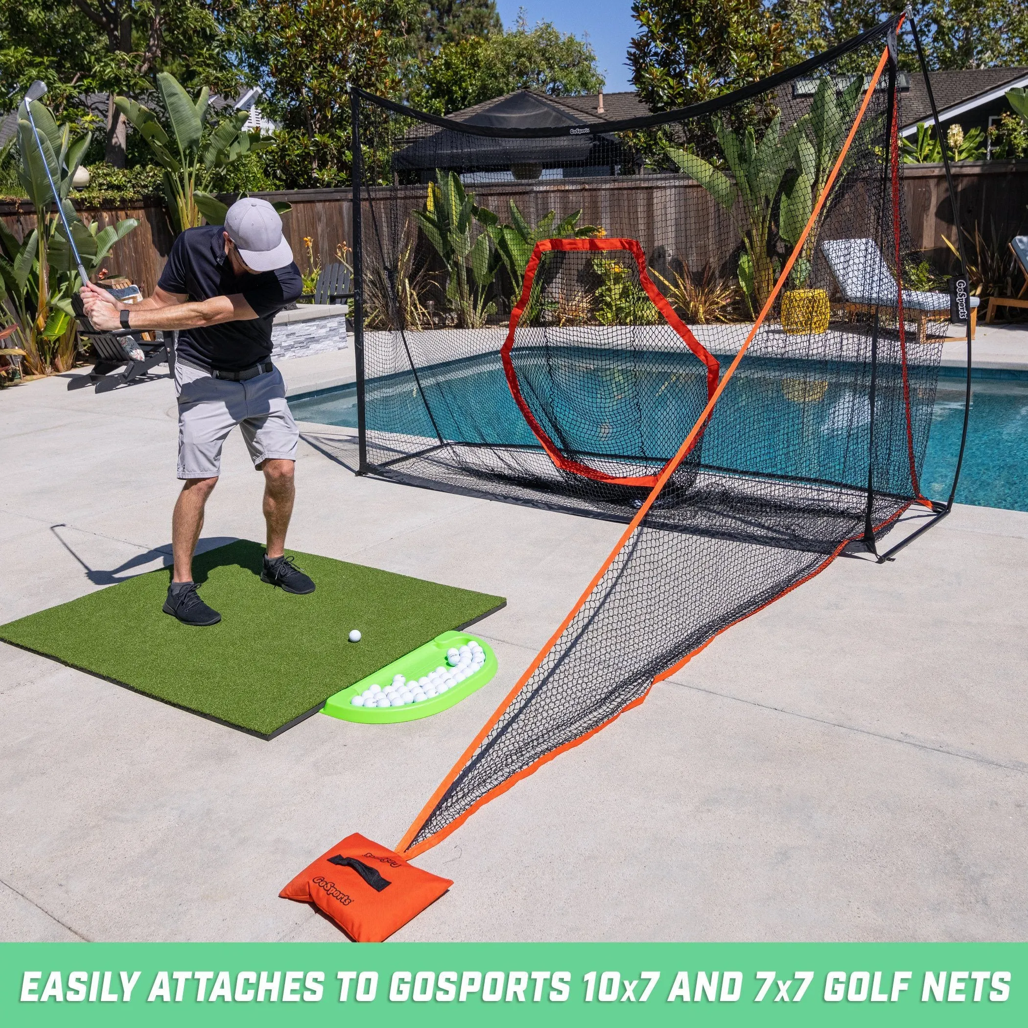 GoSports Shank Net Attachment for Golf Hitting Nets