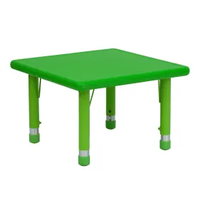 Green Preschool Activity Table YU-YCX-002-2-SQR-TBL-GREEN-GG