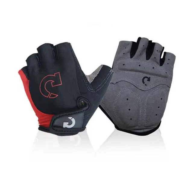 Half Finger Anti Slip Gel Pad Gloves
