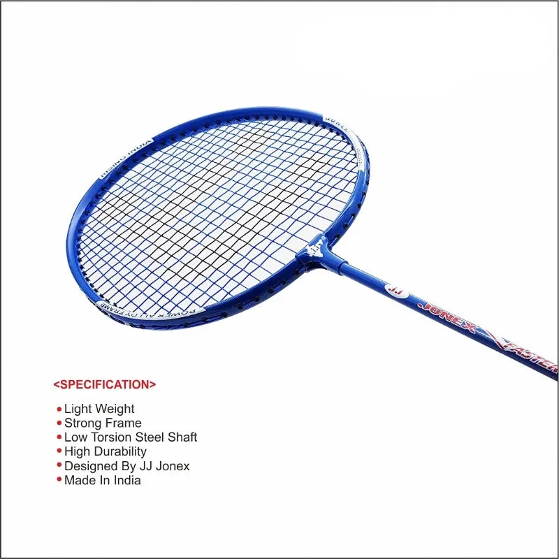 JJ Jonex Faster Badminton Pack of 2 Multicolor Strung Badminton Racquet
