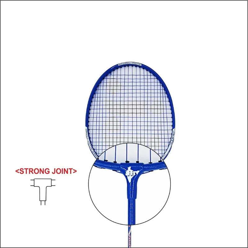 JJ Jonex Faster Badminton Pack of 2 Multicolor Strung Badminton Racquet