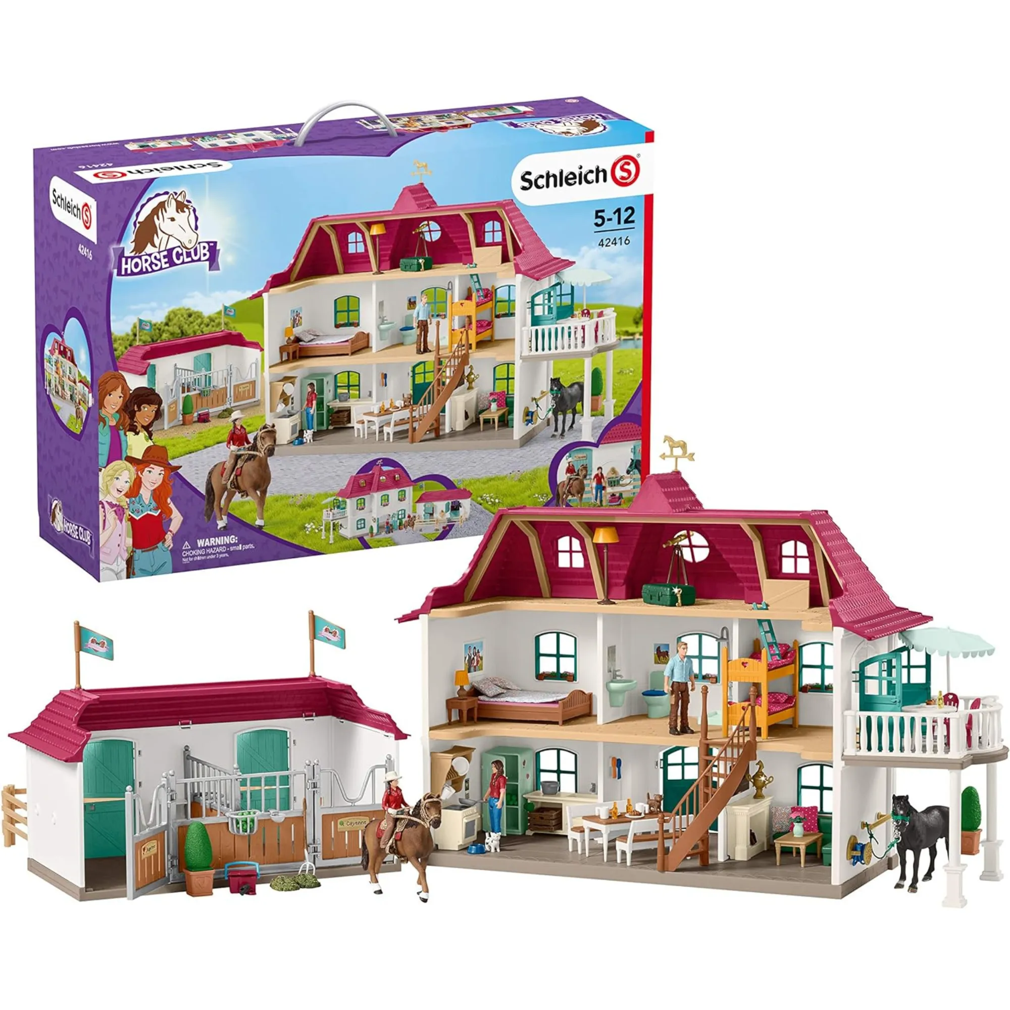 Large Horse Stable with House and Stable