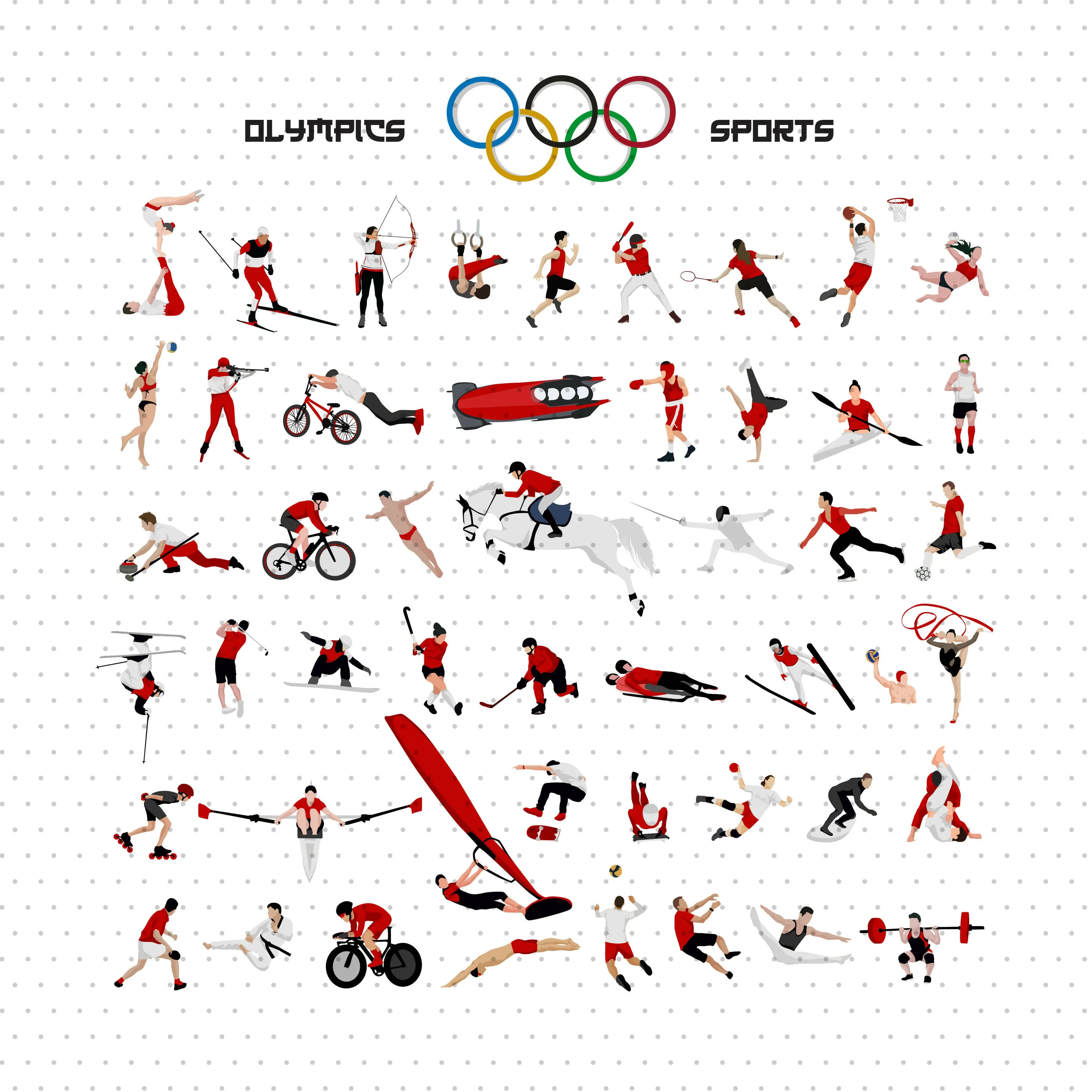 Olympic Sports Cutout Pack