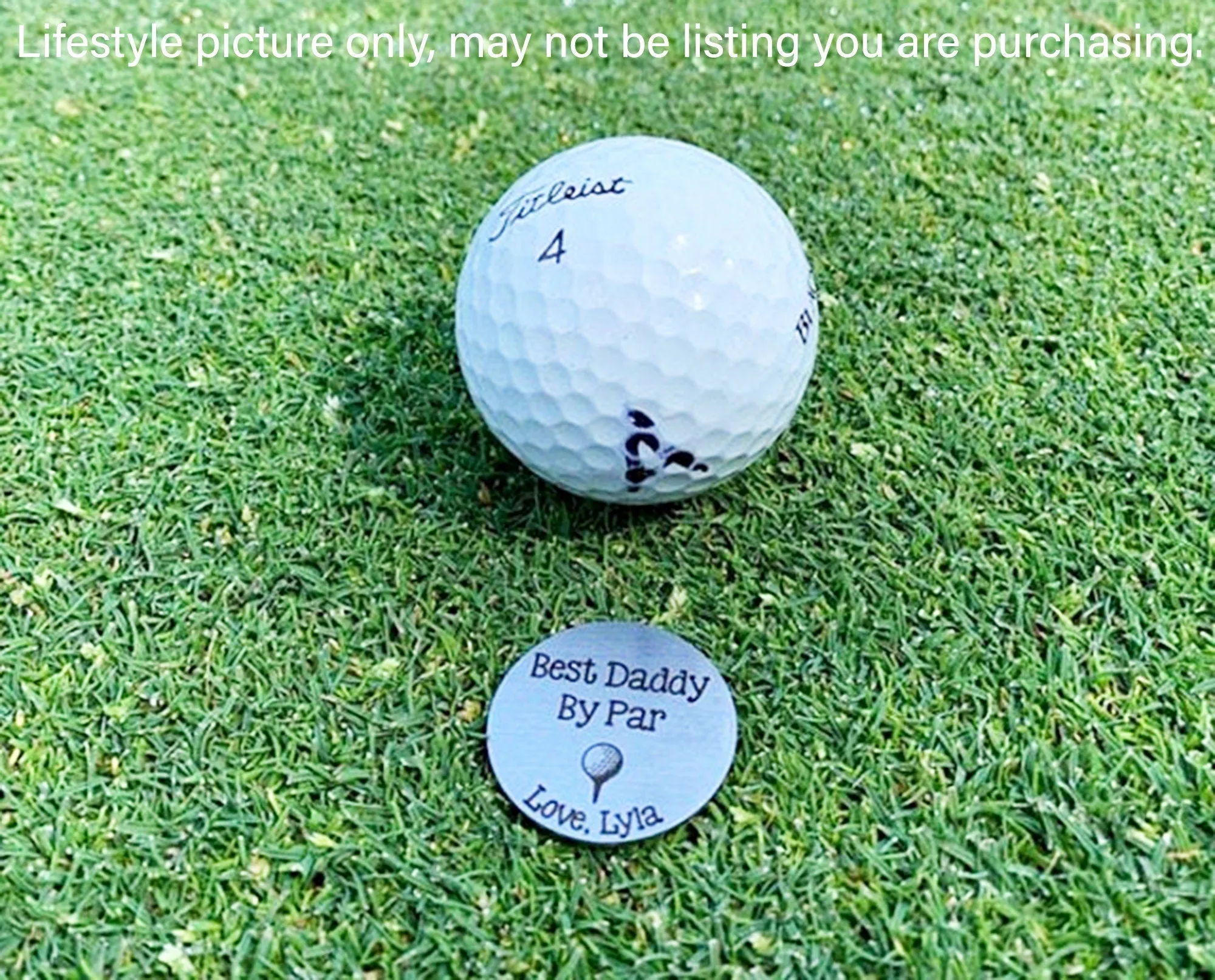 Personalized Golf Ball Marker Golfer Gift for Grandpa