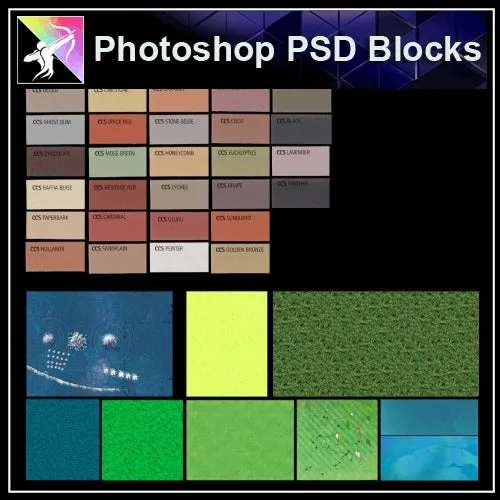 Photoshop PSD Landscape -Landscape Design elements V.2