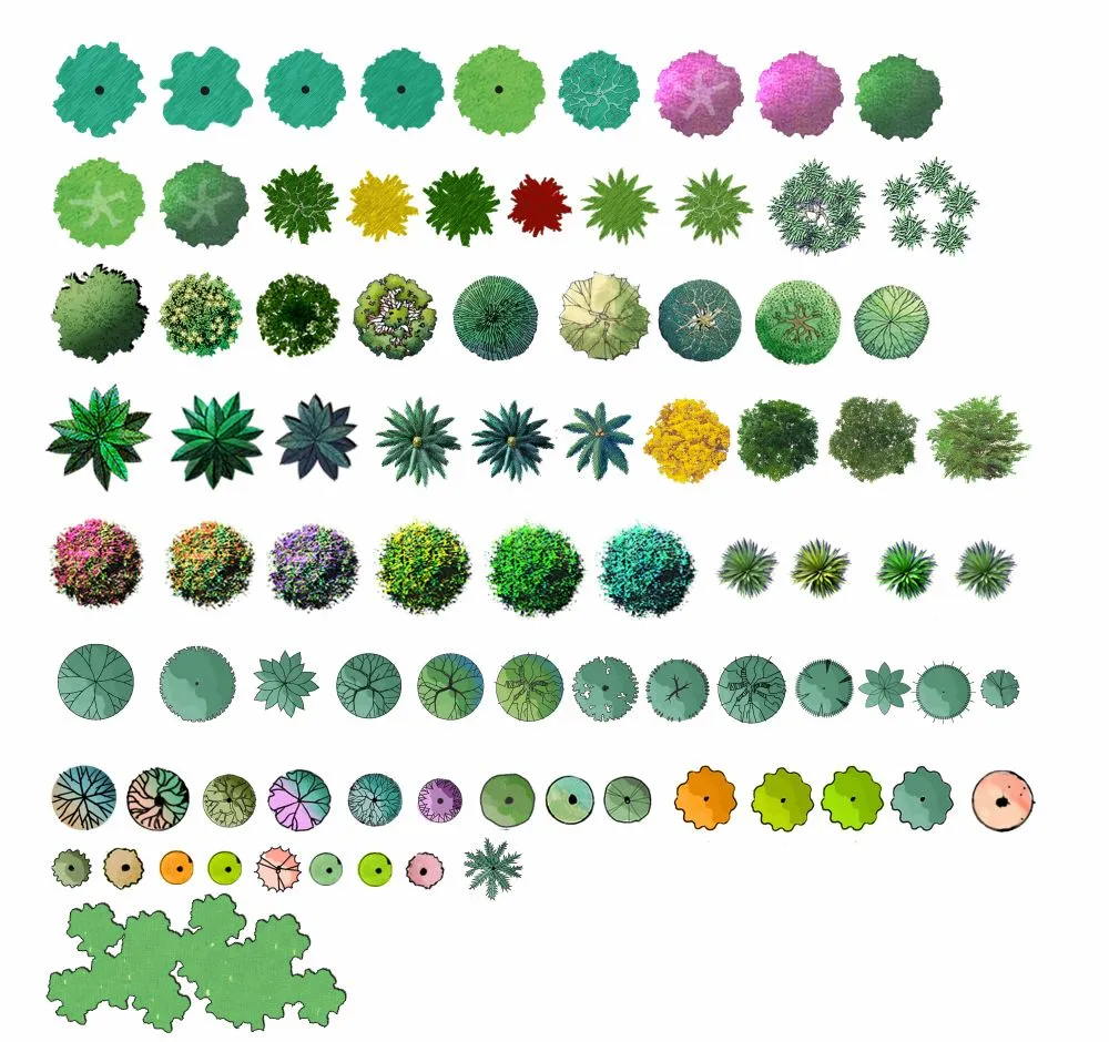 Photoshop PSD Landscape -Landscape Design elements V.3