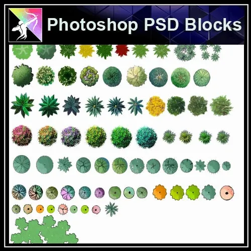 Photoshop PSD Landscape -Landscape Design elements V.3