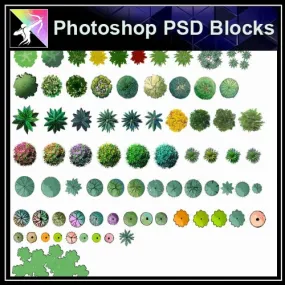 Photoshop PSD Landscape -Landscape Design elements V.3
