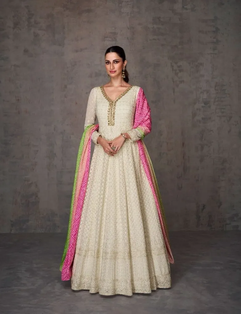 Sayuri Qurbat Series 5370-5372 Real Georgette Gown With Dupatta (2499x03)