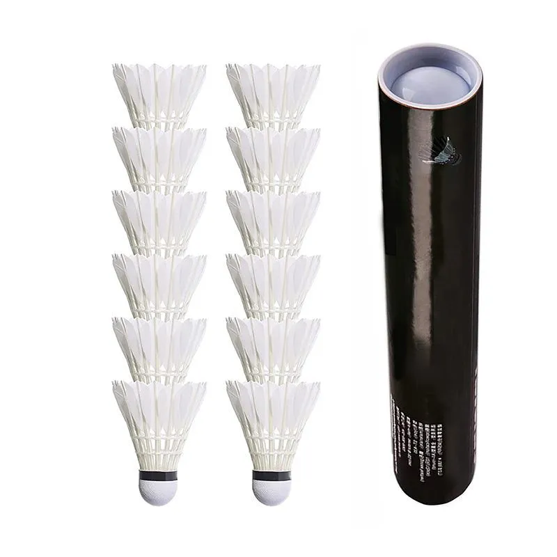 Stable and Durable Badminton Goose Feather Shuttlecocks