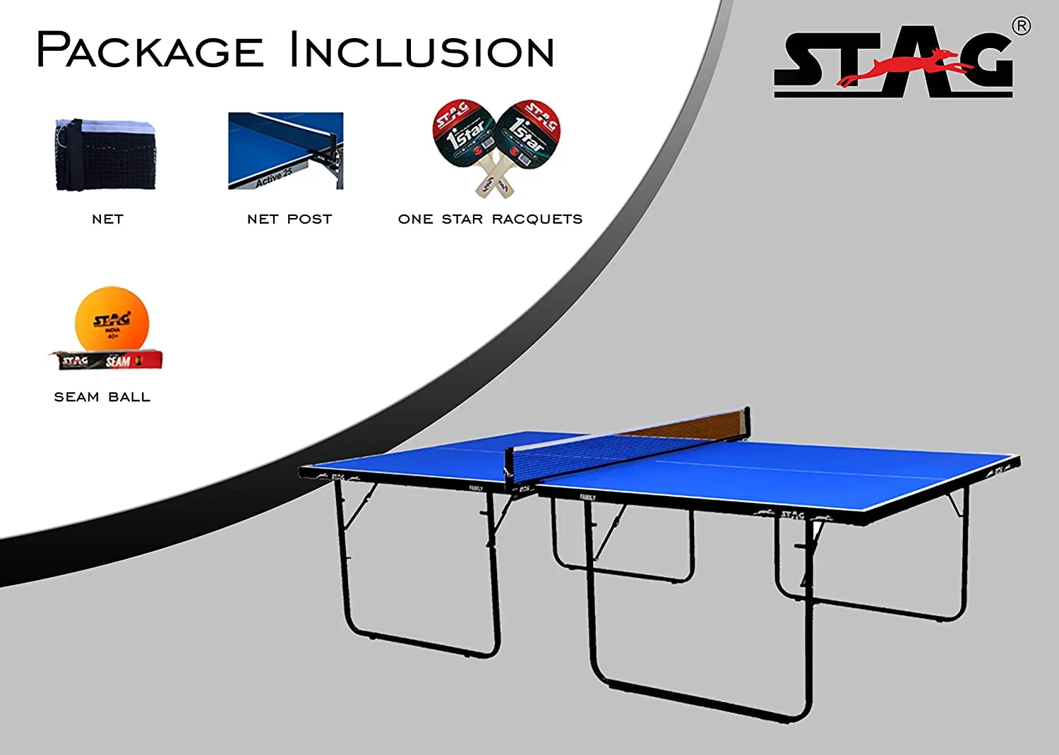 Stag Family Table Tennis TT Table