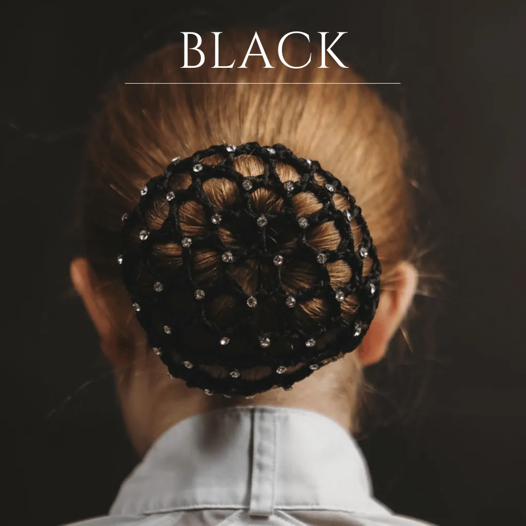 Stretchy Hair Net with Crystals
