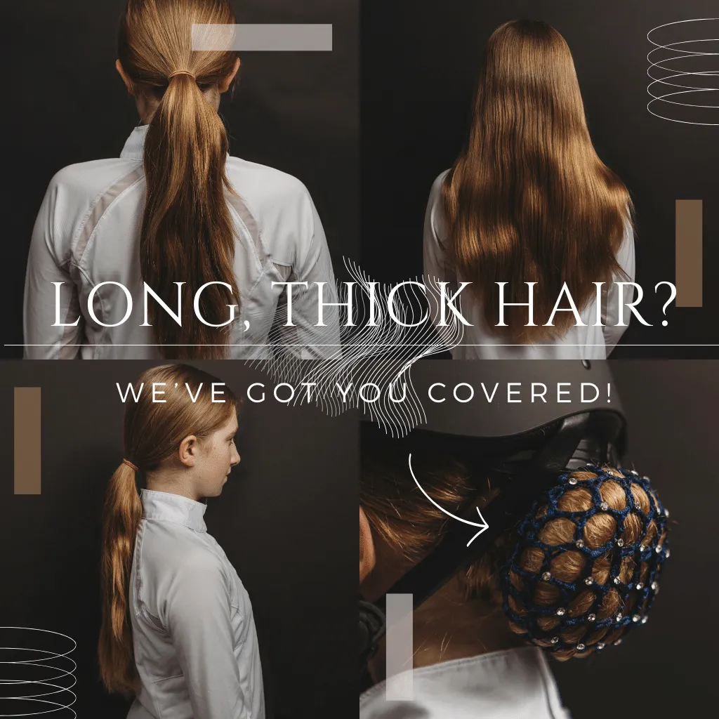 Stretchy Hair Net with Crystals