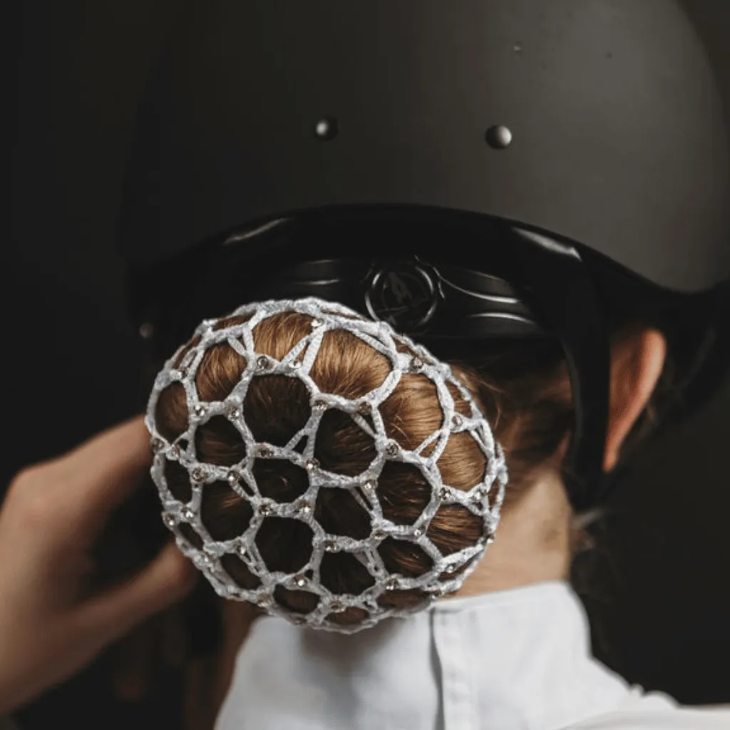 Stretchy Hair Net with Crystals