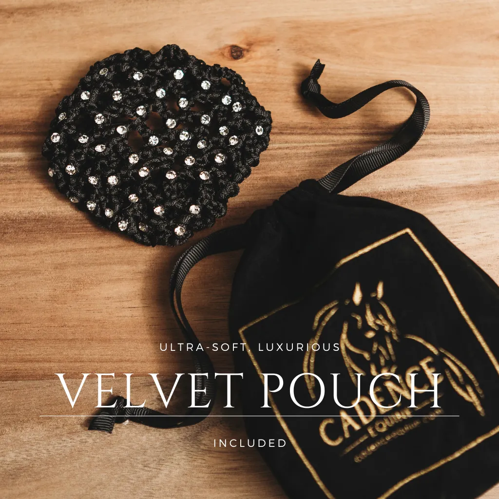 Stretchy Hair Net with Crystals